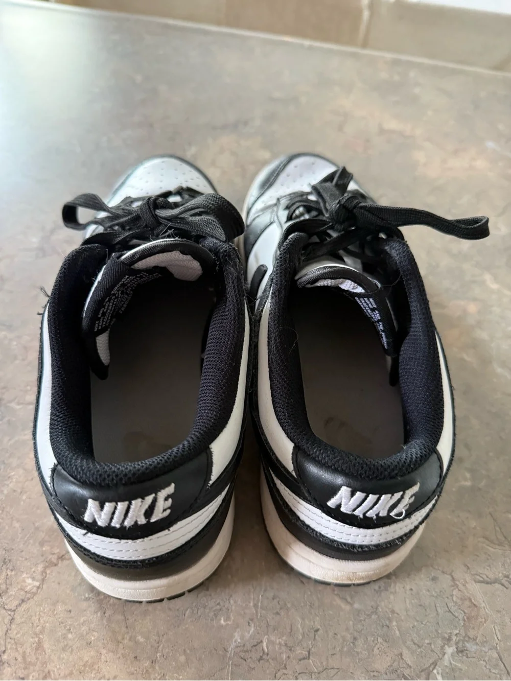 Black & White Panda Low-Top dunks Athletic Sneakers